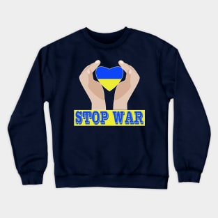 Stop war stop russia stop putin Crewneck Sweatshirt